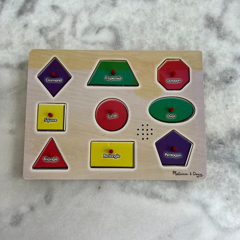Melissa & Doug Sound Puzzle, Shapes
